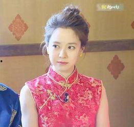 韩国明星穿旗袍,韩国明星演绎旗袍之美